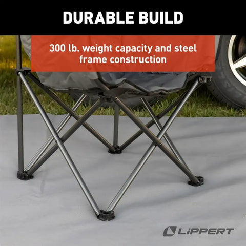 LIPPERT CAMPFIRE PADDED BARREL CHAI
