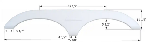 ICON 01626 KEYSTONE FENDER FS772PW