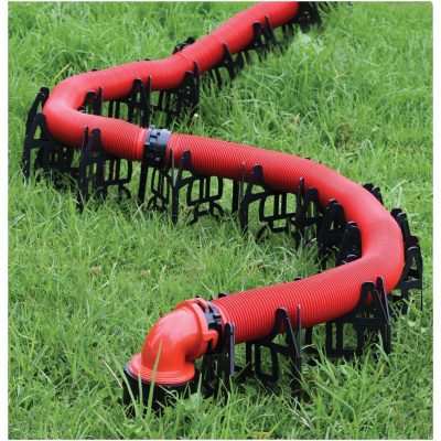 Valterra S1500 Sewer Hose Support; Slunky 15 Foot Length 4-1/2 Inch Sewer End Height x 7-1/4 Inch RV