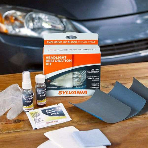 Sylvania Silverstar HRK.BX Headlight Restoration Kit With One 1 Ounce Surface Activator