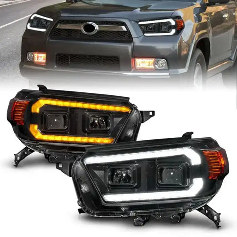 ANZO USA 111602 Headlight Assembly Halogen Bulb Projector Beam With Plank Style Swi