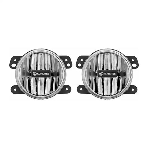 KC HILITE 497 10-15 GRVTY LED CLEAR FOG LT KIT PR