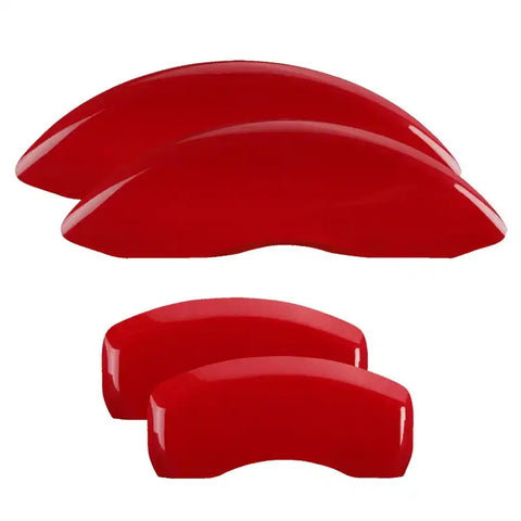 SET OF 4 CALIPER COVERS  ENGRAVED F