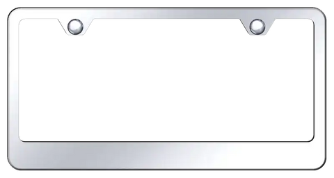 ABS 2HOLE PLAIN CHR FRAME