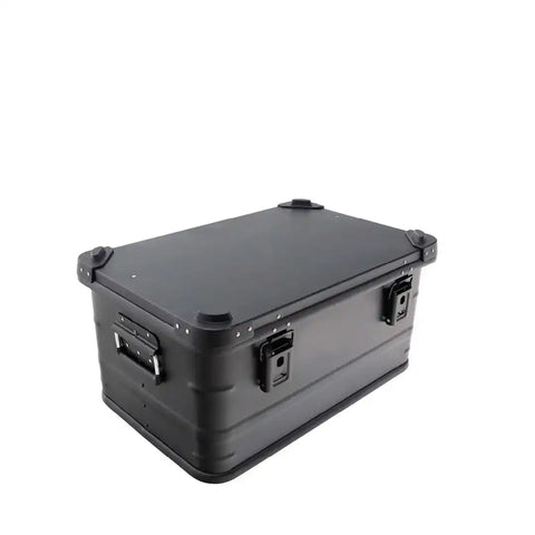 ALUMINUM BOX STORAGE 53QT - BLACK
