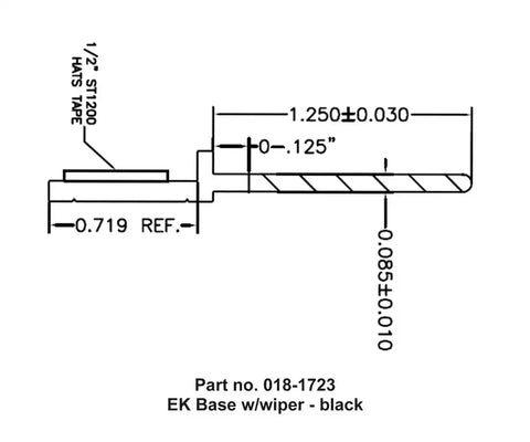 1-1/4' SINGLE EK FLAP 35'