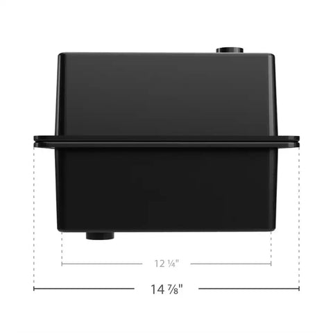 Camco 55371 Battery Box Fits Group 24 Batteries 14-7/8 Inch Height x 9-5/8 Inch Wid