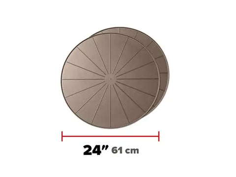 WEATHERTECH 8A24CST2PKTN TAN 24 ROUND COASTERS - SET