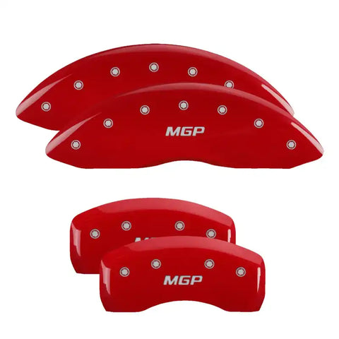 SET OF 4 CALIPER COVERS  ENGRAVED F
