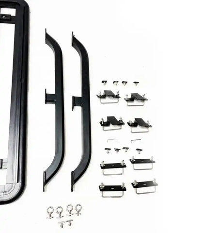 Black Horse Offroad WHPRB401 Bed Cargo Rack Spike 660 Pound Capacity Elevated 12 I