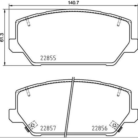 DISC BRAKE PAD SET