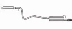 Gibson Performance Exhaust 615532 Cat-Back Single System Stainless