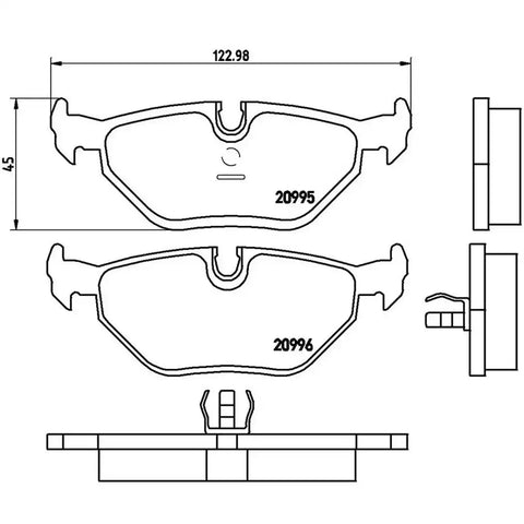 DISC BRAKE PAD SET