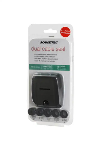 SCANSTRUT DS-HD10-BLK DS-HD10-BLK HORIZONTAL DOUBLE CABLE