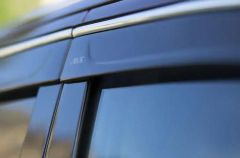 Auto Ventshade (AVS) 794060 - Ventvisor Deflector Smoke w/Chrome Trim Low Profile 4 pc.
