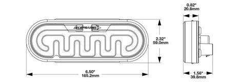 274-12/24V SIDE MRKR HTD OVAL DOT
