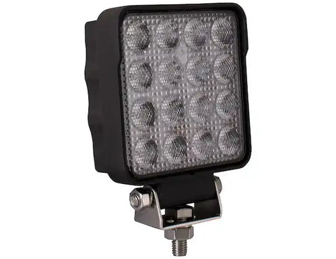 BUYERS PROD 1492128 LIGHT FLOOD 12-48 VDC 16 LED CLEAR