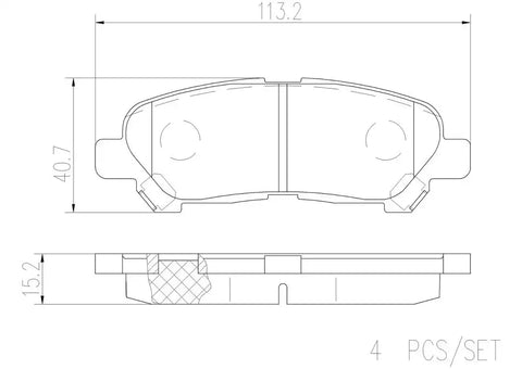 DISC BRAKE PAD SET
