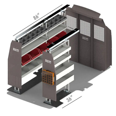 ROLACASE RSMRSAM-FTM130 VAN SHELVING AMERICAS MOST POPULAR