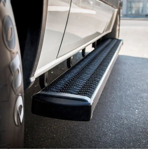 LUVERNE 415054-401446 - Grip Step 7 x 54 Black Aluminum Running Boards Select Silverado Sierra