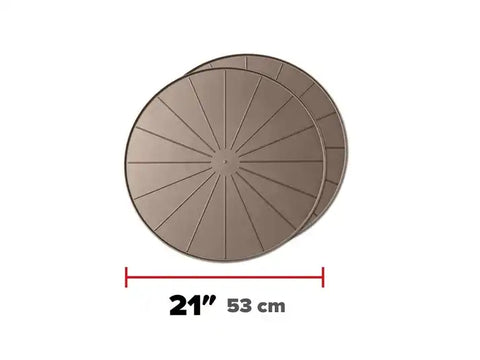 WEATHERTECH 8A21CST2PKTN TAN 21 ROUND COASTERS - SET