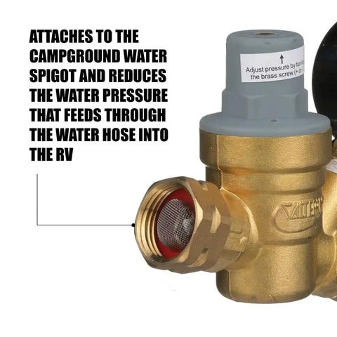 WTR. REG. ADJ. L.F. BRASS