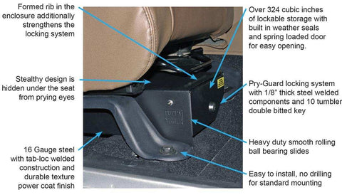 UNDERSEAT DRAWER
