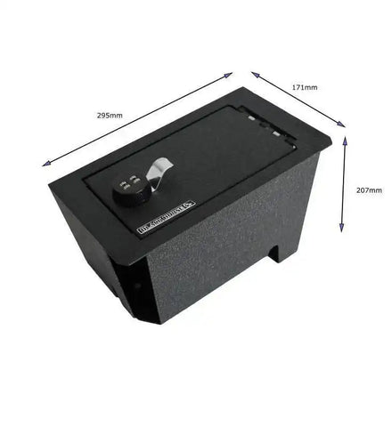 Black Horse Offroad ASTT02 Console With 4 Digit Combo Lock Drill Resistant Locks M