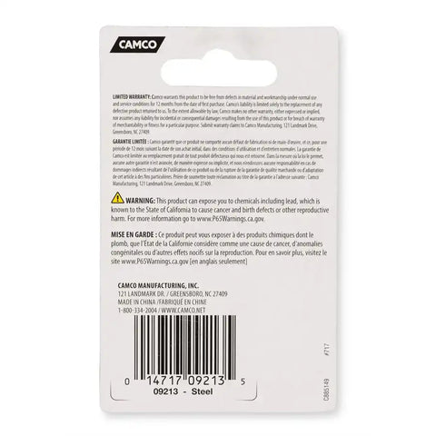 CAMCO 09213 CAMLOC FASTENER STEEL