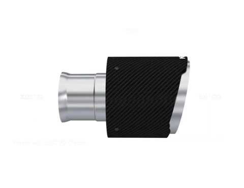 MBRP T5197CF CARBON FIBER TIPS  3' ID  5' OD OUT