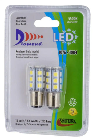 2 PACK 1076 LED BULB BRIGHT
