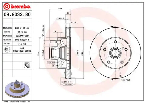 DISC BRAKE ROTOR