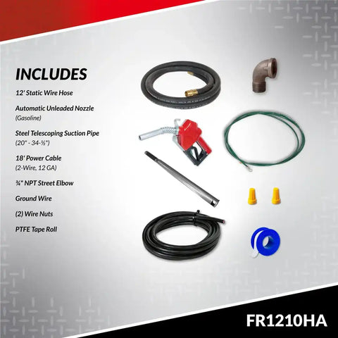 Fill-Rite FR1210HA 12VDC PUMP W/ACC. AUTONOZ