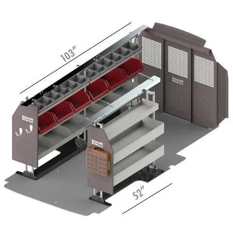 ROLACASE RSLLRAM- FTL148 VAN SHELVING AMERICAS MOST POPULAR