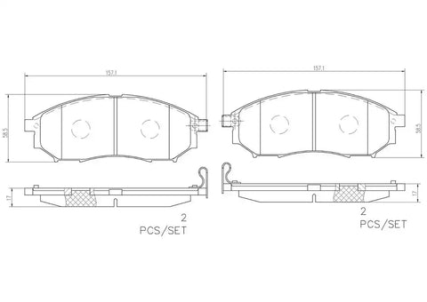 DISC BRAKE PAD SET