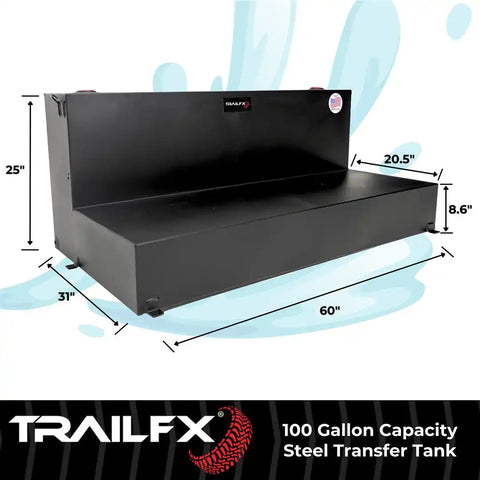 TrailFX 21110SB Liquid Transfer Tank TFX Liquid Transfer Not DOT Approved For Trans