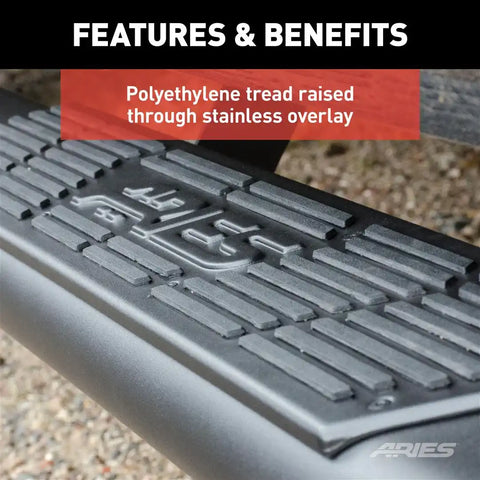 ARIES 2558055 ASCENTSTEP 5-1/2' X 85' BLACK STEEL