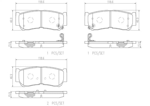 DISC BRAKE PAD SET