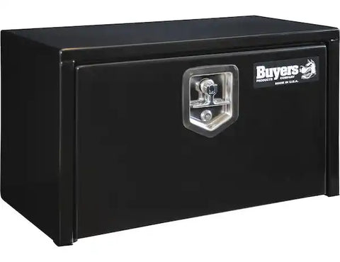 BUYERS PROD 1703350 TOOLBOX 14HX12DX24L SST T-HDL BLACK