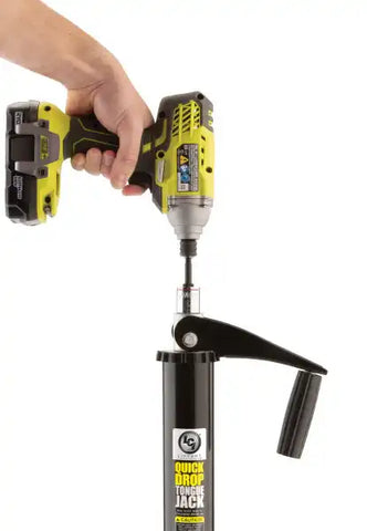 Lippert Components 733926 Trailer Tongue Jack Manual Hand Crank Or Power Drill Crank