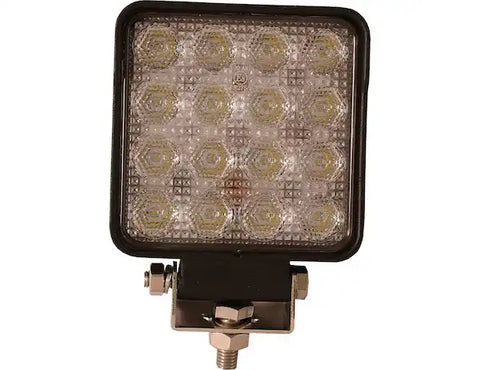 BUYERS PROD 1492128 LIGHT FLOOD 12-48 VDC 16 LED CLEAR
