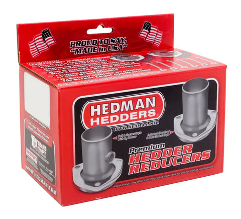 Hedman Hedders 21105 - 2-1/2 in. 3-Bolt Gasket-Style Header Reducers; 2-1/2 in. Exhaust; Mild Steel