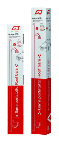 G3 S.P.A 65.110 ROOF BARS STEEL 110CM