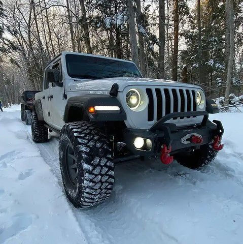 Oracle Lighting 5839-111 Oculus Bi-LED Projector Headlights - Jeep Wrangler JL/Gladiator JT- Heated Lens