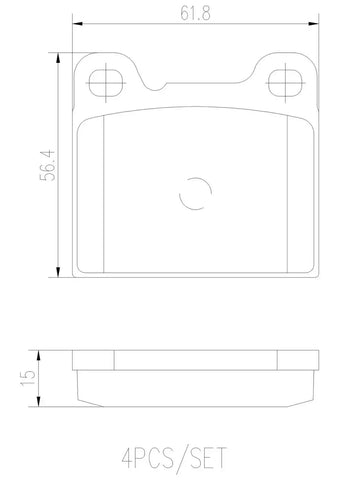 DISC BRAKE PAD SET