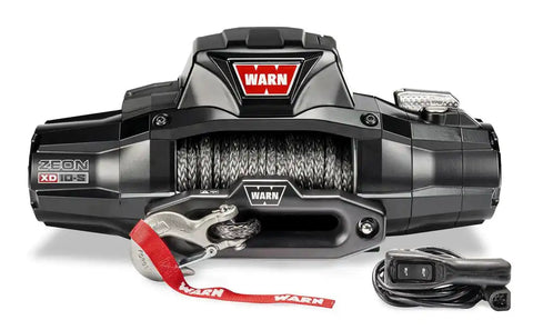 WARN Zeon 110010 XD 10-S 12V Winch – 10,000 lbs, 100 Ft Rope