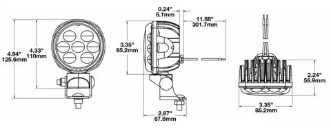 JW SPEAKER 0549841 4415F-12/24V WORKLAMP FLOOD