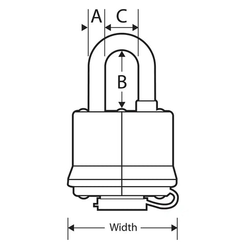 3PK PADLOCK W/BLUE SHELL
