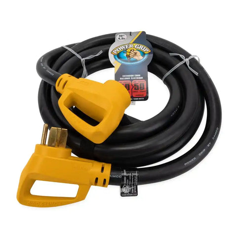 Camco 55194 Power Cord Power Grip  Power Supply Cord STW - 14.50P/ 14.50R 50 Amp