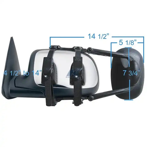UNIV TOWING MIRROR SINGLE